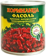 Фасоль Кормилица красная натуральная консервированная, 425мл