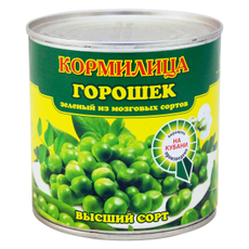 Горошек зеленый Кормилица из мозговых сортов, 400мл