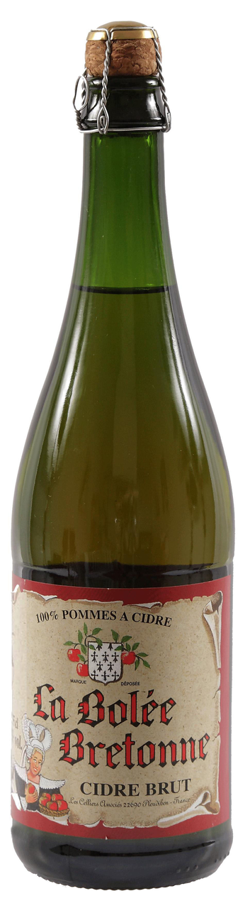 Изображение товара Сидр La Bolee Bretonne Яблочный брют, 0.75л