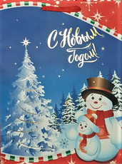 Сумка бумажная тисненая As, 20 x 24 x 11см