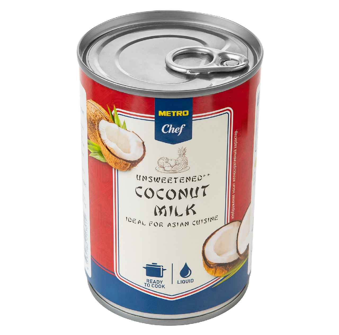 Изображение товара METRO Chef Кокосовое молоко Coconut Milk 17-18%, 400мл