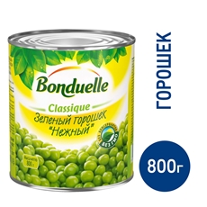 Горошек Bonduelle зеленый, 800мл