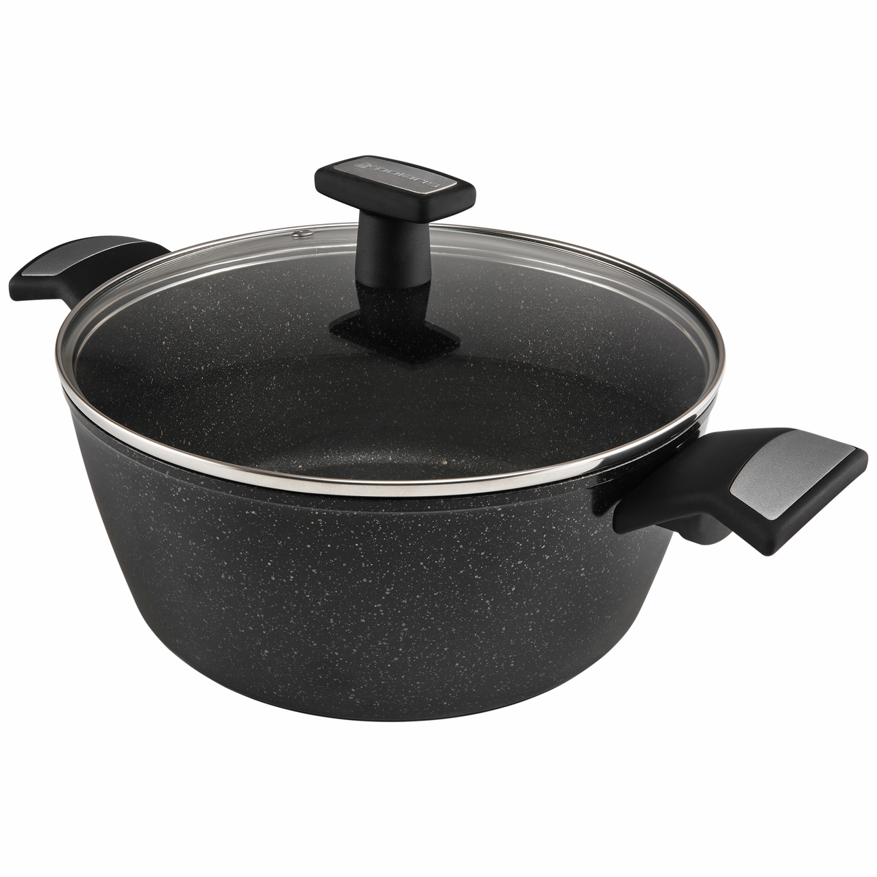 Кастрюля с крышкой Polaris Monolit 24C кованый алюминий 4л, 24см