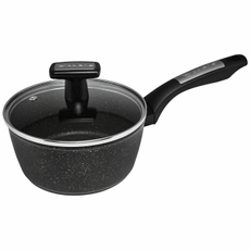 Ковш с крышкой Polaris Monolit 16SP кованый алюминий 1.3л, 16см