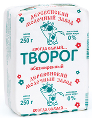 Творог ДМЗ 0%, 250г
