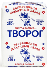 Творог ДМЗ 9%, 250г