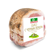 Сало Велком с черным перцем кусок