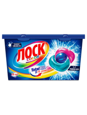 Капсулы для стирки Лоск Трио Колор, 18шт