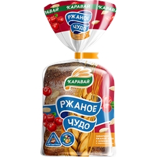 Хлеб Каравай Ржаное чудо с клюквой и семенами подсолнечника, 300г