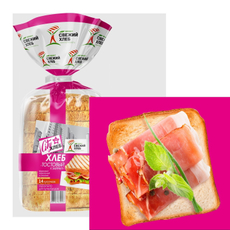 Хлеб Проект Свежий хлеб тостовый к завтраку, 350г