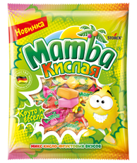 Конфеты жевательные Mamba Кислая, 70г