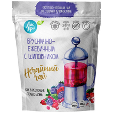 Чай замороженный Айскро Брусника, ежевика и шиповник без сахара, 150г