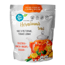 Чай замороженный Айскро Облепиха, лимон, имбирь и бадьян без сахара, 150г