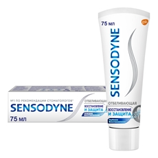 Зубная паста Sensodyne Восстановление и защита отбеливающая для чувствительных зубов, 75мл