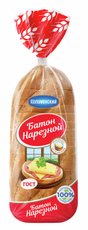 Батон Коломенский Нарезной нарезанный, 400г