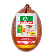 Колбаса Велком Краковская полукопченая, 360г