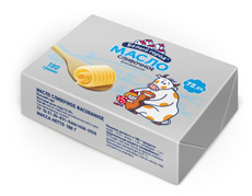 Масло сливочное Белый город Крестьянское 72.5%, 180г