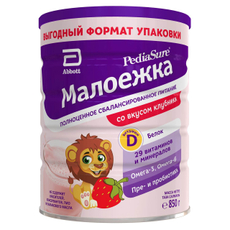 Смесь детская PediaSure Малоежка Клубника с 12 месяцев, 850г