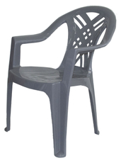 Кресло Престиж серое полипропилен, 66 х 60 х 84см