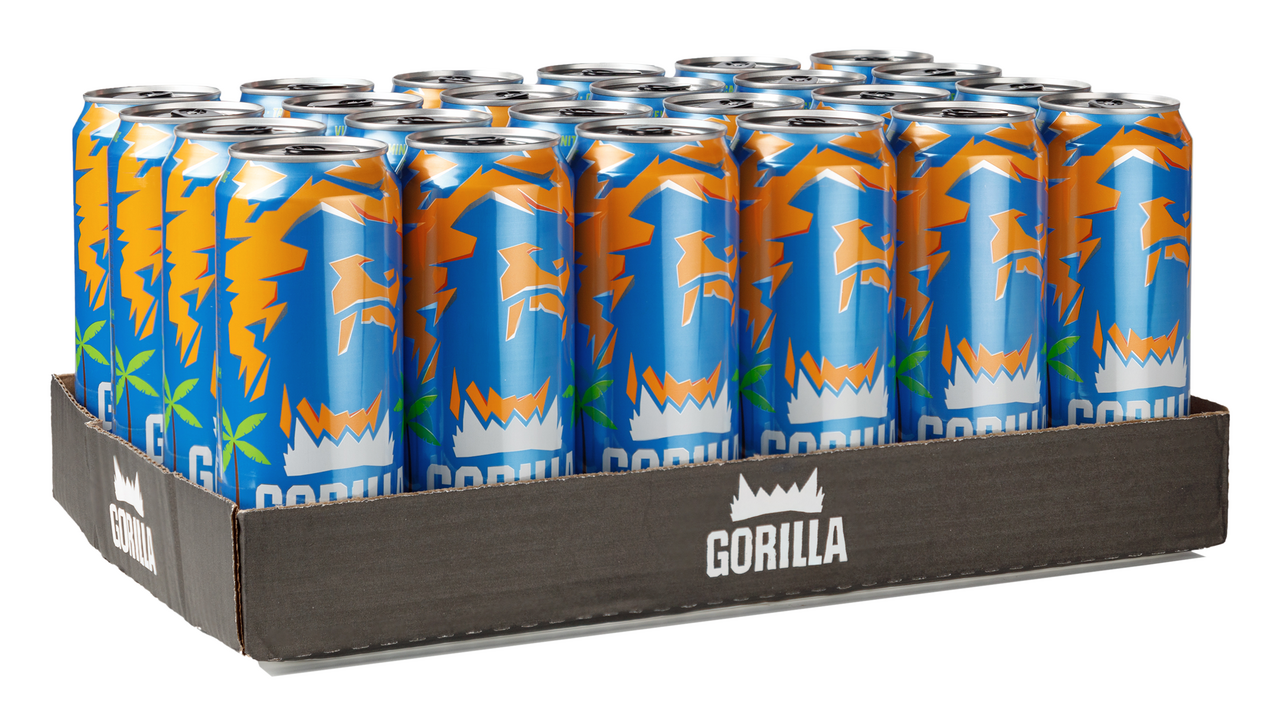 Энергетический напиток Gorilla Mango-Coconut, 450мл x 24 шт