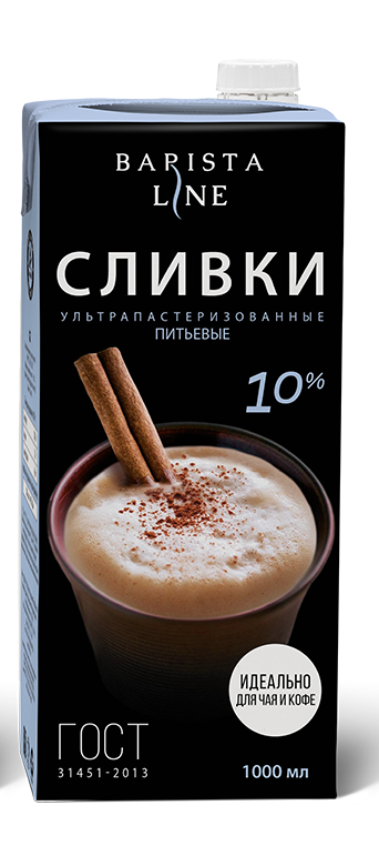 Сливки Barista line 10%, 1л