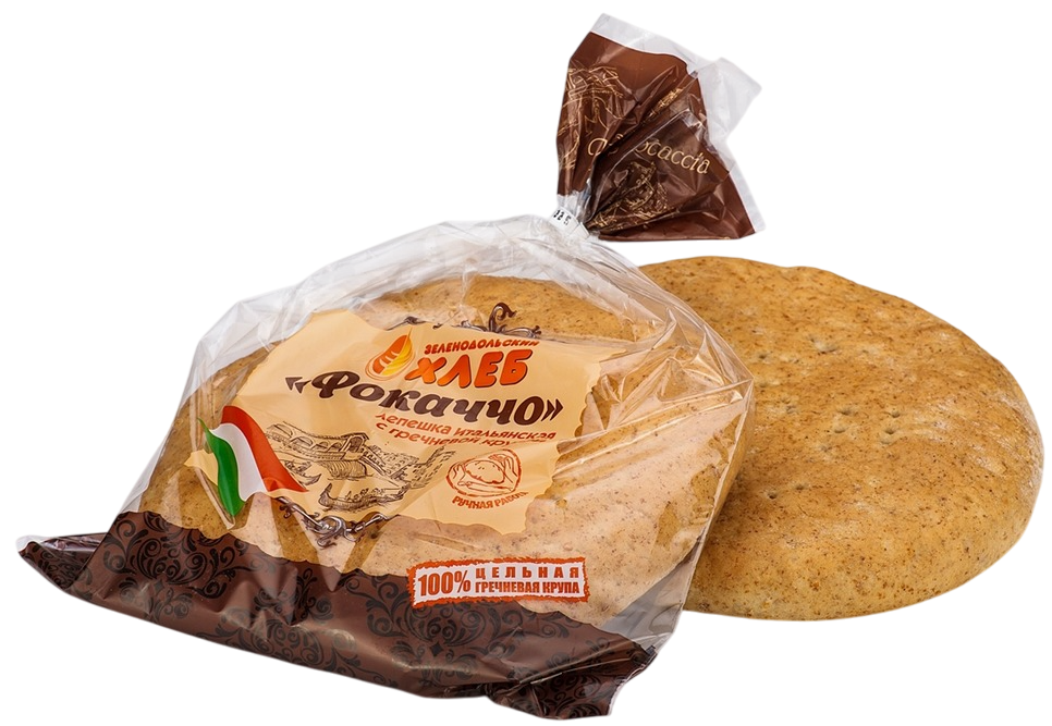 Лепешка Зеленодольский хлеб Фокаччо, 200г