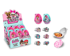 Печенье L.O.L. Surprise! Хрустящие шарики с кремом и игрушкой, 15г