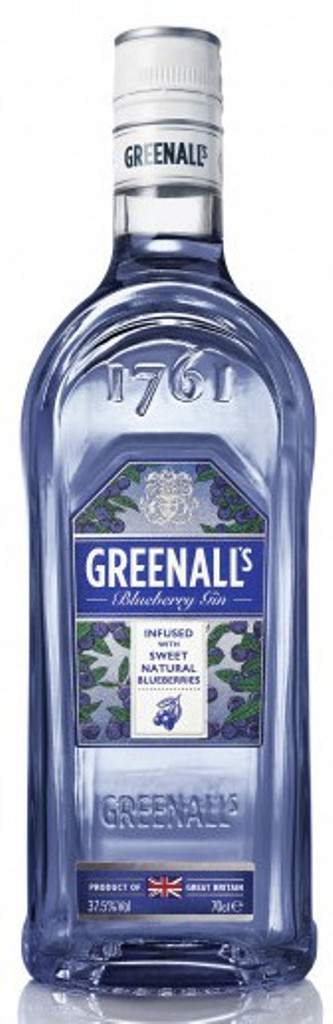 Изображение товара Джин Greenall's Blueberry 37, 5% 0. 7л - освежающий напиток с ягодным вкусом