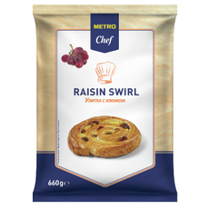 METRO Chef Улитка с изюмом замороженная (110г x 6шт), 660г