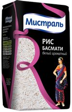 Крупа рис Мистраль Басмати ароматный, 500г