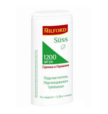 Подсластитель Milford Suss 1200шт, 72г