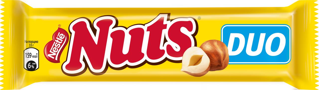 Батончик NUTS Мегабайт, 66г