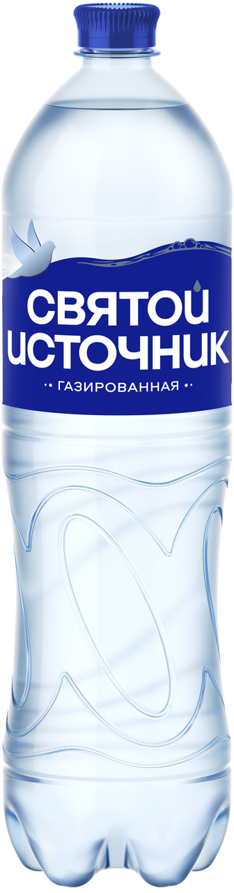 Изображение товара Вода Святой Источник питьевая газированная, 1.5л