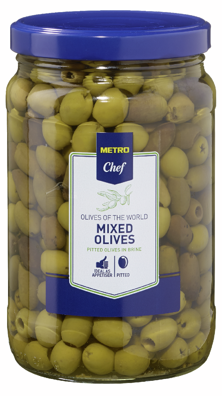 METRO Chef Оливки Микс без косточек, 1600г купить с доставкой на дом ...