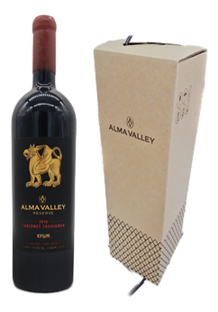 Вино Alma Valley Cabernet Reserve красное сухое в подарочной упаковке, 1.5л