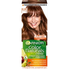 Крем-краска для волос Garnier Color Naturals Питательная c 3 маслами 6.34 Карамель, 110мл