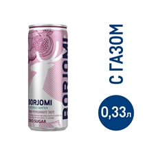Напиток Borjomi Flavored с ароматами вишни и граната газированный, 330мл
