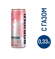 Напиток Borjomi Flavored с ароматом дикой земляники и экстрактом артемизии газированный, 330мл