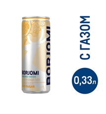 Напиток Borjomi Flavored с экстрактами цитрусов и корня имбиря газированный, 330мл