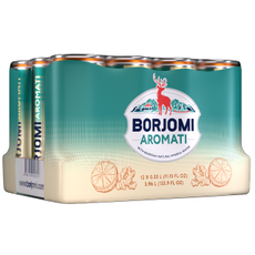 Вода Borjomi Flavored с ароматом цитрусов и имбиря газированная, 330мл x 12 шт