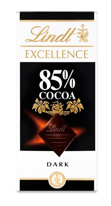 Шоколад Lindt Excellence Горький 85% Какао 100 г купить с доставкой на дом,  цены в интернет-магазине