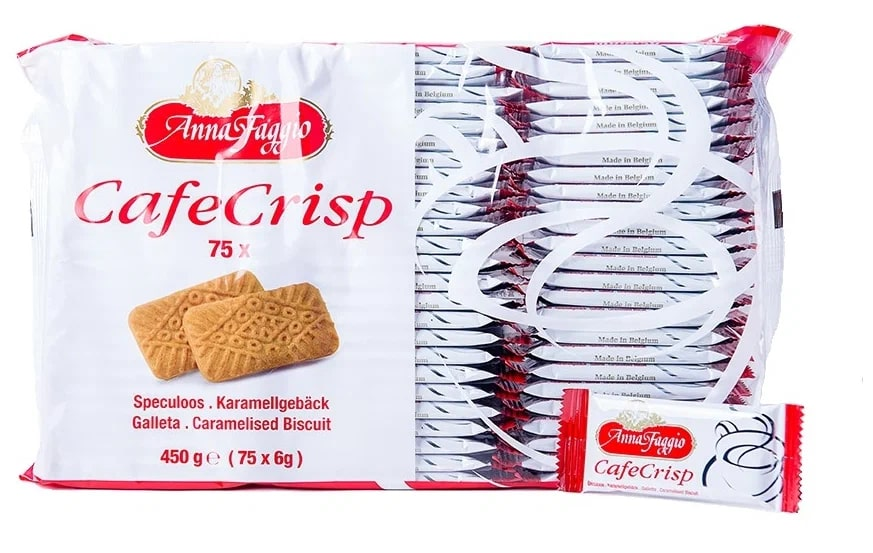 Печенье Anna Faggio Cafe Crisp карамелизированное, 450г