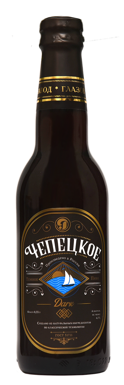 Пиво Чепецкое темное, 0.33л