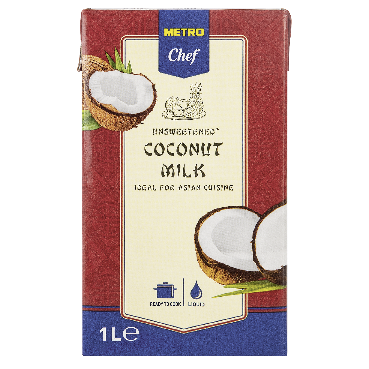Изображение товара METRO Chef Кокосовое молоко Coconut Milk 17-18%, 1л